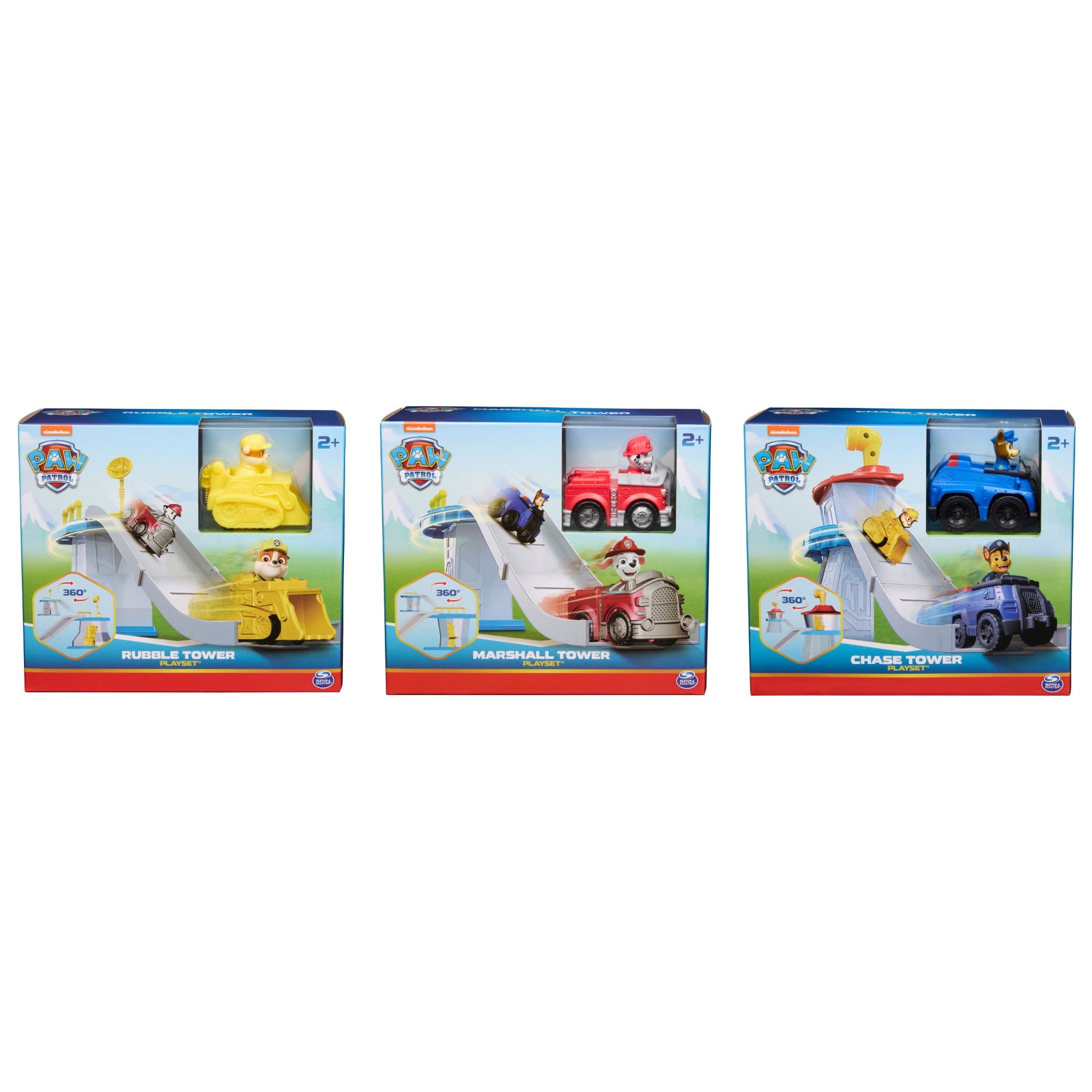 Figura Preescolar Mini Torre Con 1 Auto Paw Patrol - Surtido 1 Unidad