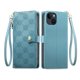 thumbnail image 1 of Funda Billetera con Cierre para [iphone 14] con Tarjetero, Soporte y Correa de ManoAzul, 1 of 5