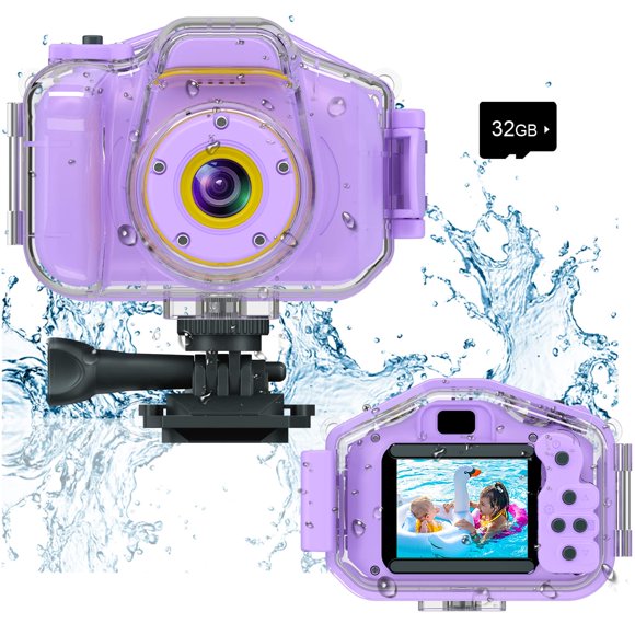 Cámara subacuática impermeable Agoigo Kids 5MP 1080P HD