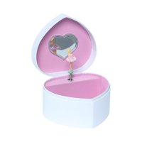 Magideal - Caja De Almacenamiento De Joyas, Caja De Música Giratoria Para Bailarina De Ballet, Adorno De Mesa Versátil Portátil Para Tocador, Dormitorio, Anillos