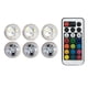 thumbnail image 3 of Luces LED Sumergibles 13 Colores Luces De Té Para Días Festivos Aniversarios Evento 6 Luces, 3 of 3