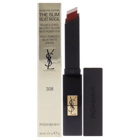 El Delgado Lápiz Labial Mate Radical De Terciopelo - Chile Radical De Yves Saint Laurent Para Es - Lápiz Labial