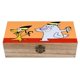 thumbnail image 1 of 2 Perros Estúpidos Caja Organizadora de Madera Rústica - Caja Decorativa Multifuncional para Escritorio, Hogar, Oficina, Joyas y Manualidades, 1 of 6