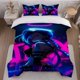 thumbnail image 1 of Jinx Neon Theme Bedding Set Soft and Comfortable for All Seasons Ideal for Home and Bedroom Decor, 1 of 1