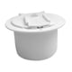 thumbnail image 1 of Tapa De Escotilla Para Cable Eléctrico Genérico Tapa De Escotilla Para Cable De Alimentación Redonda De Alto Rendimiento Color Blanco, 1 of 3