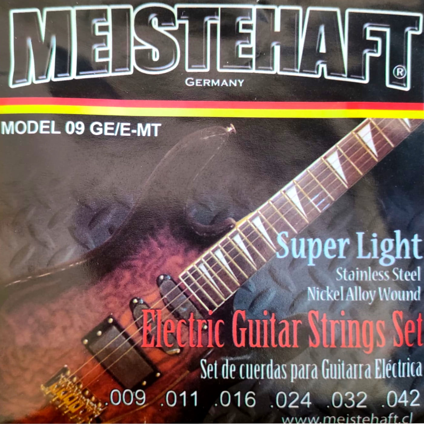 Cuerdas Para Guitarra Electrica Meistehaft 09 Ge/e-mt