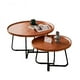 thumbnail image 1 of Set 2 Mesas de Centro Nido Madera y Metal Modernas Sala Living, 1 of 6