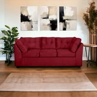 Muebles Mpr - Sofá Bonsai Felpa Burdeo