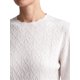 thumbnail image 5 of INSPIRE CHIC Suéter de Punto Argyle para Mujer Ligero Cuello Redondo Ondulado Hombro Caído Manga Larga Ajuste Regular Casual X Grande Blanco, 5 of 6
