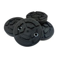 Magideal - 4 Almohadillas De Goma Para Elevación De Gatos Automáticos, Repuesto De Almohadilla De 2 Orificios Para Elevadores De Camiones, Ligeras, De 4,7 X 1,2