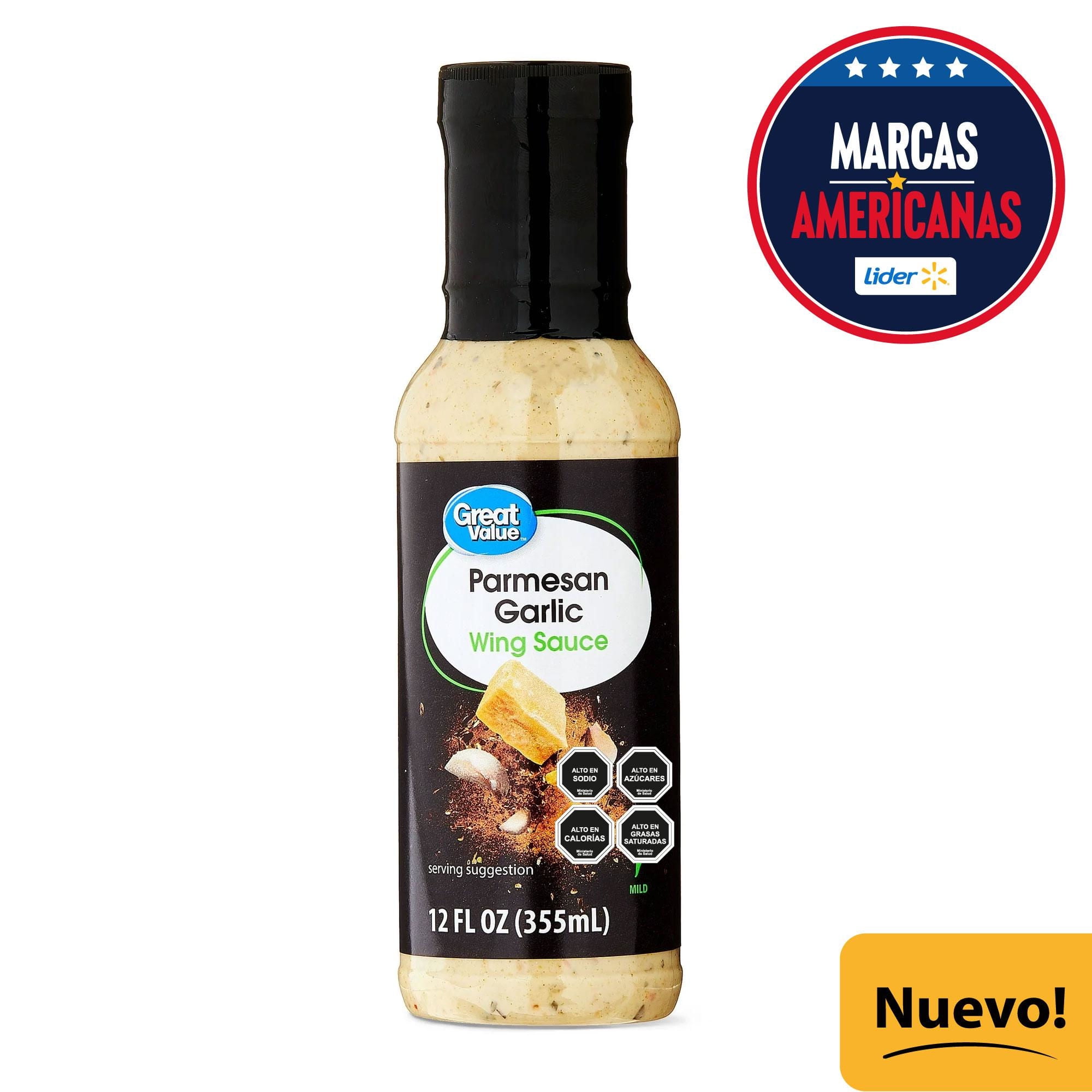 Salsa De Queso Parmesano Y Ajo 355 ml Great Value