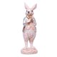 thumbnail image 2 of Estatua De Conejo De Pascua, Figura De Conejo Para Chimenea, Centro De Mesa, Pasillo, Flor Plateada, Ropa Plateada, 2 of 5