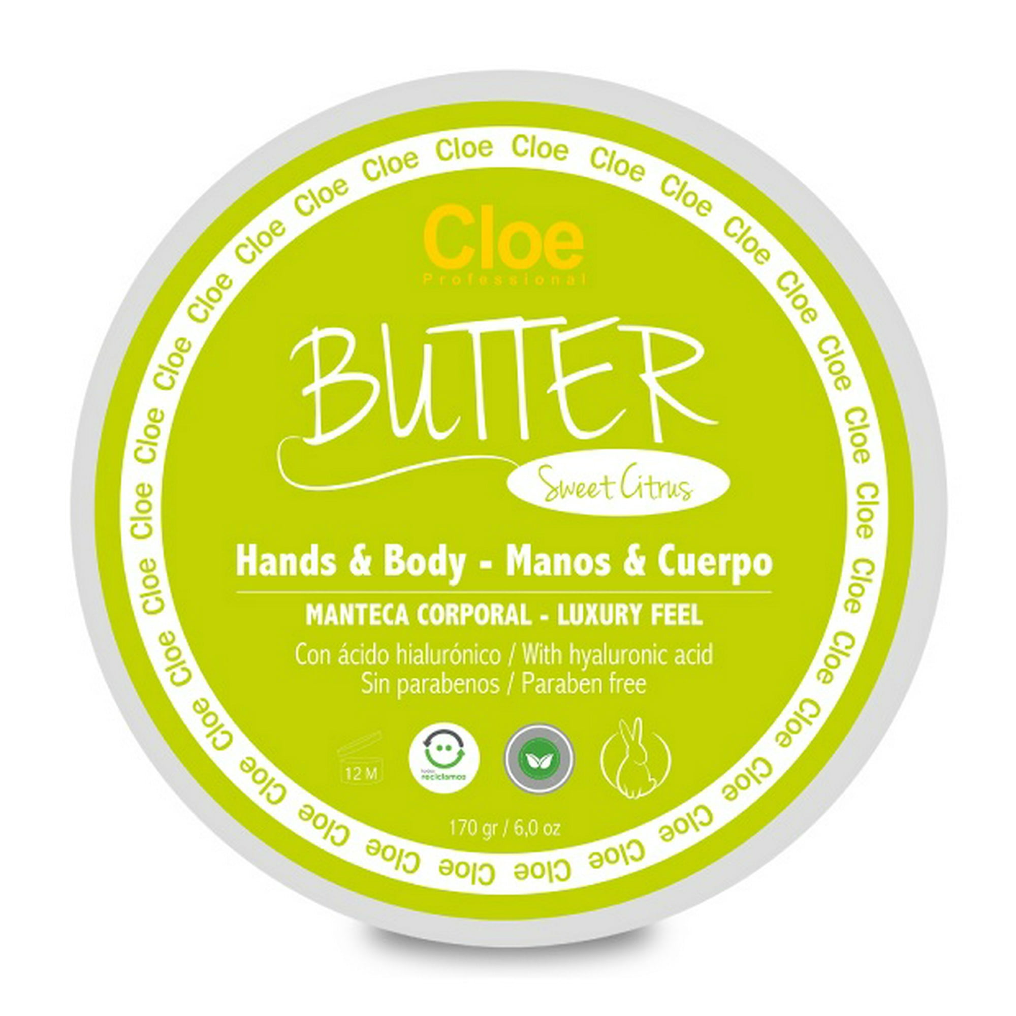 Cloe Professional - Crema Manos Y Cuerpo Butter Sweet Citrus Cloe 170gr