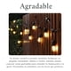 thumbnail image 3 of Guirnalda Impermeable 10 Metros Exterior 10 Socket E27 Luces Decoracion Jardin Terraza Patio Luces Fiesta FIGOIMPORT, 3 of 8