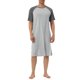 thumbnail image 1 of INSPIRE CHIC Camisón para Hombre de Manga Corta Raglán Cómodo y Suave para Dormir L Gris, 1 of 7