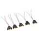 thumbnail image 3 of 5 piezas h9 faro antiniebla extensión 2 cables de la lámpara del arnés enchufes femeninos, 3 of 5