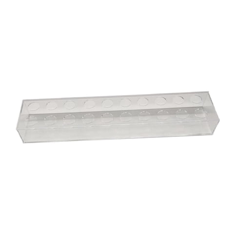 Magideal - Florero De Acrílico Rectangular, Maceta Moderna, Maceta, Arreglo De Flores Para Restaurante, Sala De Estar, Mesa, Centro De Mesa, Decoración De , 50Cmx10Cmx6.5Cm
