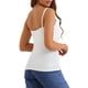 thumbnail image 3 of INSPIRE CHIC Camisola de Mujer Regreso a Clases con Sujetador Incorporado Correa Ajustable Flowy Swing Comi Chaleco Blanco XL, 3 of 6