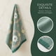 thumbnail image 3 of REGALWOVEN Toalla de Mano de Algodón Jacquard Floral de 13 x 29 Pulgadas, Toalla Decorativa Suave y Absorbente para Baño, Cocina Verde 1pk, 3 of 7