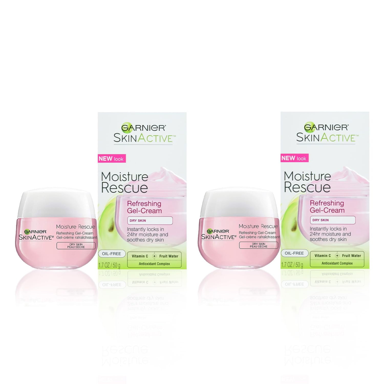 Gel-crema Hidratante Garnier Moisture Rescue 50 G (x2)