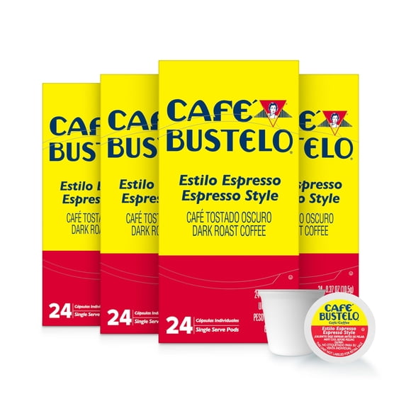 Cápsulas de Café Cafe Bustelo Estilo Espresso Tostado Oscuro 96 unidades