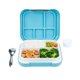 thumbnail image 1 of Caja Bento REGALWOVEN, Lonchera para Adultos, Contenedor de Preparación de Comidas a Prueba de Fugas de 3 Compartimentos para Viajes de Trabajo Azul, 1 of 5