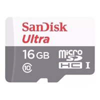 Sandisk - Tarjeta De Memoria Microsd 16 Gb Con Adaptador