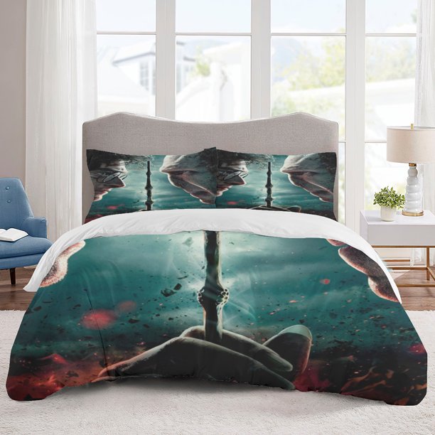 Harry potter Bedding Sets Cartoon Duvet Cover Lightweight 3 Piece Bet Sets for Kids Boys Girls