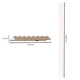 thumbnail image 3 of Revestimiento Pintado Blanco Micro Convexo 2440x120 mm - 1 Tabla, 3 of 3