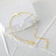 thumbnail image 3 of Pulsera HESHPAWS S925 Sterling Silver Cross Ajustable Dorada, 3 of 3