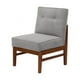 thumbnail image 2 of Sitial Colonia Tela Velvet Gris, 2 of 4