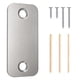 thumbnail image 1 of Placa cubreagujero para puerta SHINY HANDLES de acero inoxidable 2,5 x 6 cm, 1 of 7