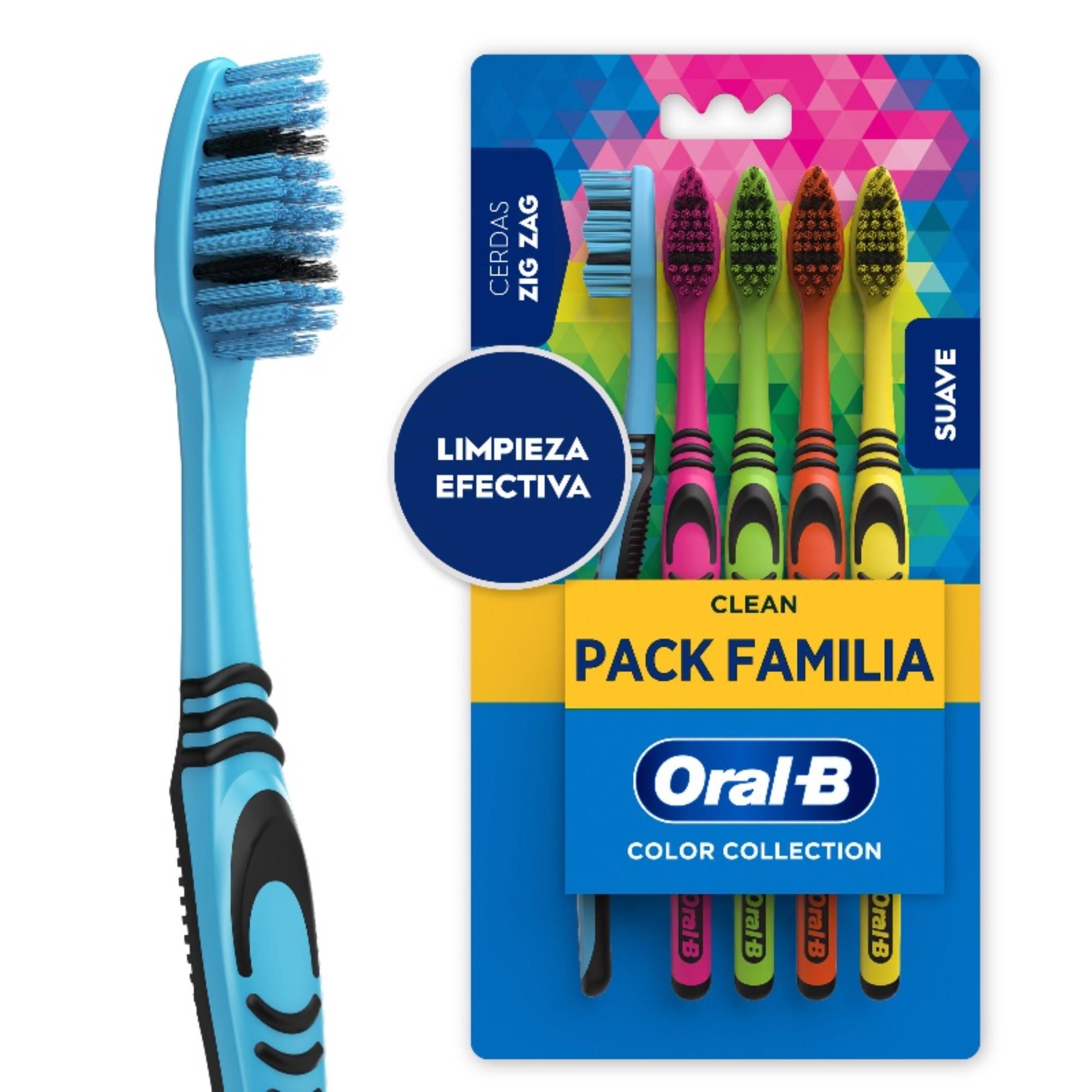 Pack Familiar Cepillos Dentales Color Collection (5 Un) 1 Un Oral-B