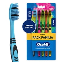 Pack Familiar Cepillos Dentales Color Collection (5 Un) 1 Un Oral-B