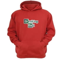 Genérico - Polerón Canguro Breaking Bad Rojo Talla S Unisex
