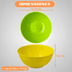 thumbnail image 3 of 30 bowls pocillos cereal postre plástico reutilizable #2, 3 of 3