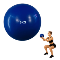 Linea Sport - Balón Medicinal De Silicona 6Kg Antideslizante Sin Rebote Crossfit