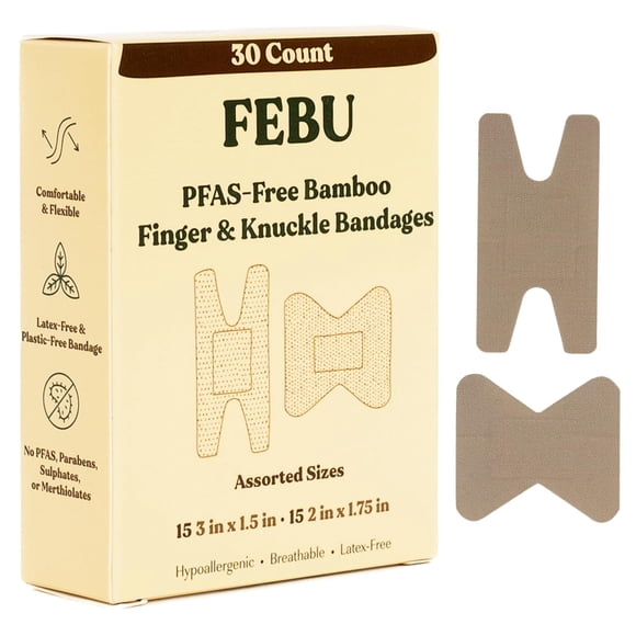 Vendajes FEBU de bambú 30 unidades para dedos y nudillos