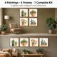 thumbnail image 3 of Kit de Pintura por Números Amphol – Set de 4 piezas 25 × 25 cm, Tema de Plantas, 3 of 7