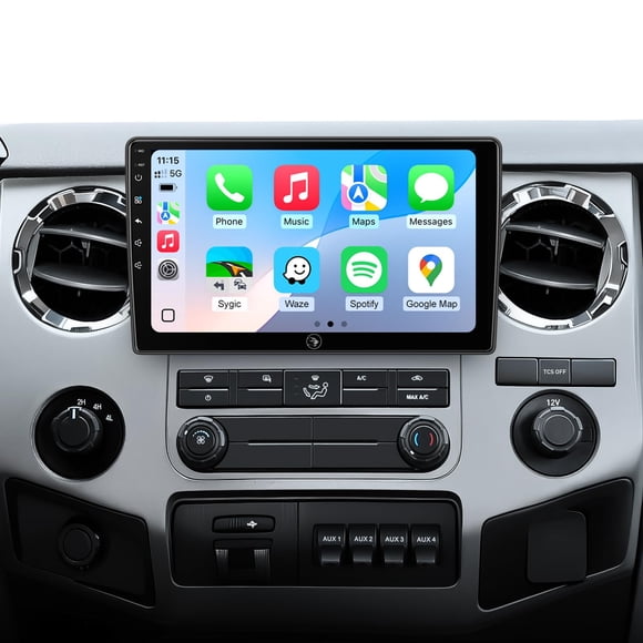 Radio para auto AINAVITO de 10" para Ford F150/F250 con CarPlay inalámbrico