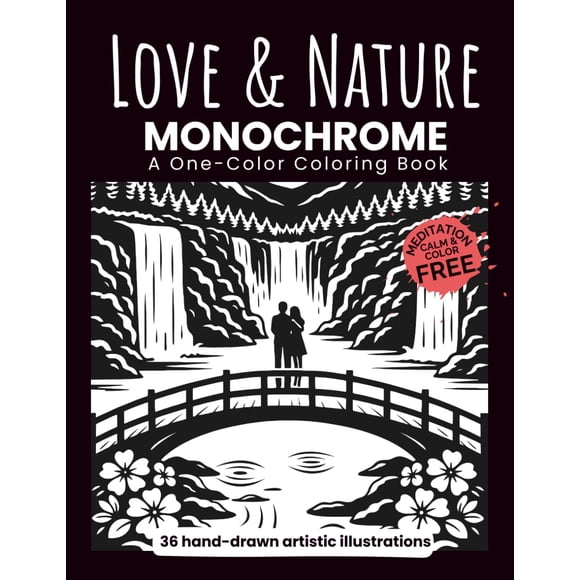 Libro para colorear LOVE & NATURE