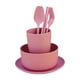 thumbnail image 5 of Juego De Vajilla De Paja De Trigo De 6 Piezas, Platos Y Cuencos Para Dormitorio Universitario, RV, Color Rosa, 5 of 5