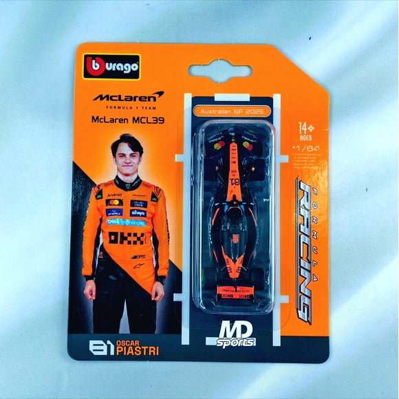 Auto F1 Mclaren MCL39 2025 #81 Oscar Piastri Caja Normal Burago 1:64