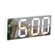 thumbnail image 5 of Despertador Snooze Pantalla Grande Electrónico Escritorio Blanco Espejo Blanco, 5 of 5