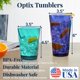 thumbnail image 2 of Set de Vasos US Acrylic Optix 16 piezas Libre de BPA 414ml 591ml, 2 of 8