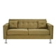 thumbnail image 1 of Sofa New Retro 3c Felpa 12 Verde Musgo, 1 of 6