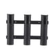 thumbnail image 1 of Barco De Pesca De 3 Tubos Soporte De Varilla De Enlace Rack Almacenamiento Soporte De Descanso Socket - Negro, 1 of 5