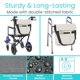 thumbnail image 4 of Bolsa de accesorios para sillas de ruedas Vive XL impermeable para adultos, 4 of 9