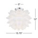 thumbnail image 4 of Lámpara de techo Possini Euro Design 40 cm Flor blanca, 4 of 7