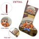 thumbnail image 5 of Sam Bigotes Tema: Calcetines de Navidad, fino lino blanco para colgar en escaleras y chimenea, decoración navideña para el hogar, regalo de Navidad.54cm×38cm, 5 of 5